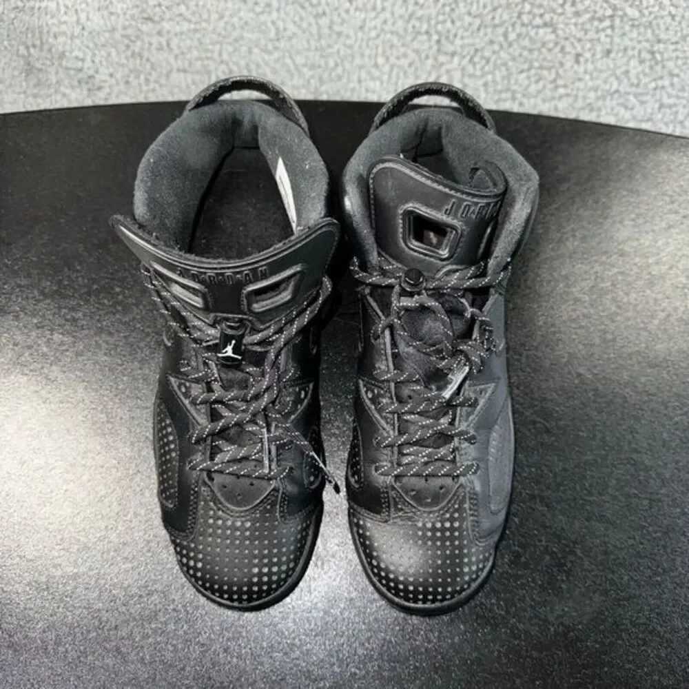 Nike Air Jordan Retro 6 Sneakers 6y Basketball Athletic Shoes Black Cat‎